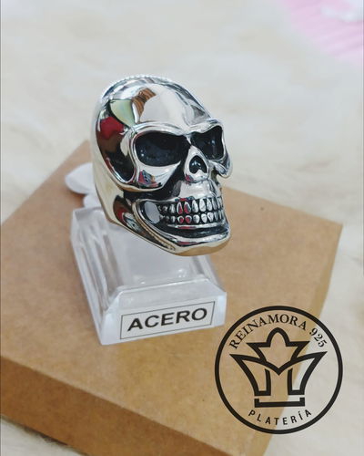 Anillo Acero Quirúrgico Calavera 