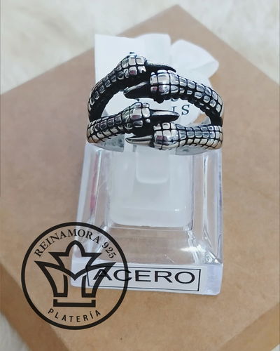 Anillo Acero Quirúrgico Garra