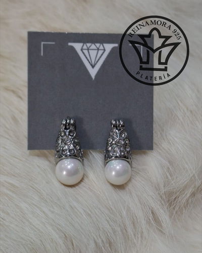 Aros Acero Quirúrgico Lady Di Blanco 10mm