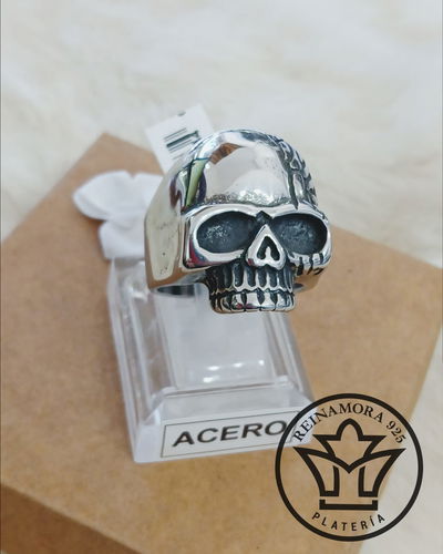 Anillo Acero Quirúrgico Calavera 