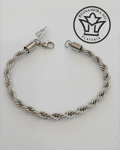 Pulsera Acero Quirúrgico tourbillon 8mm