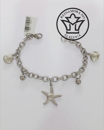 Pulsera Acero Quirúrgico Estrella Mar