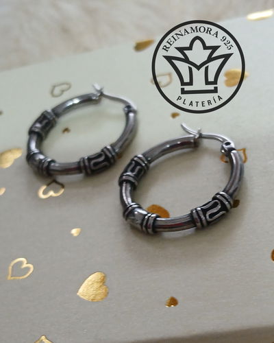 Aros Acero Quirúrgico Argolla Bali 16mm