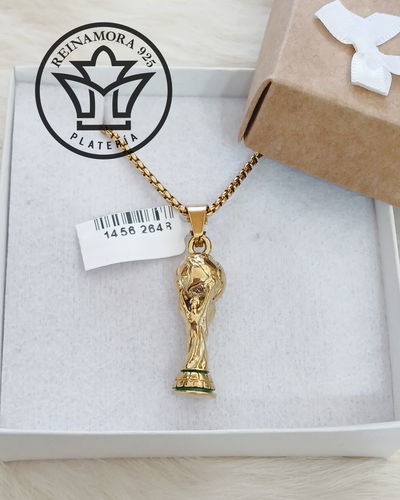 Dije Acero Quirúrgico Dorado Copa