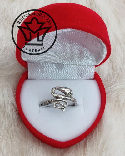 Anillo Plata 925 Serpiente 1.8grs