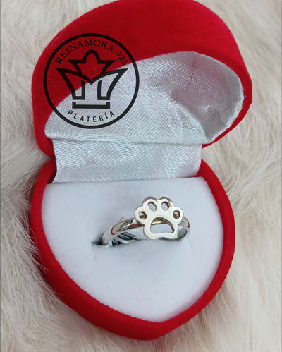 Anillo Plata 925 Huella 2.3grs