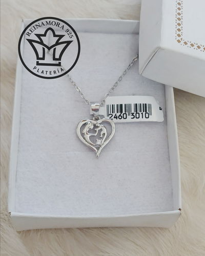 Dije Plata 925 Rodinado Cz Familia