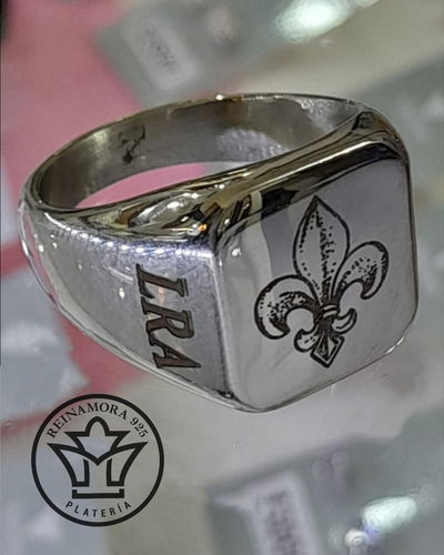 Anillo Acero Quirúrgico Sello