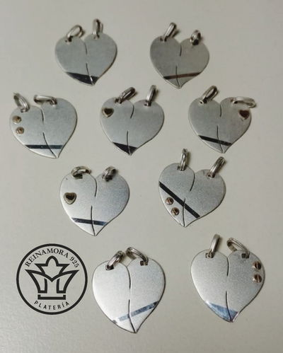 Dije Plata 925 Para Compartir + Grabado