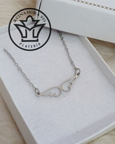 Gargantilla Acero Quirúrgico Alas