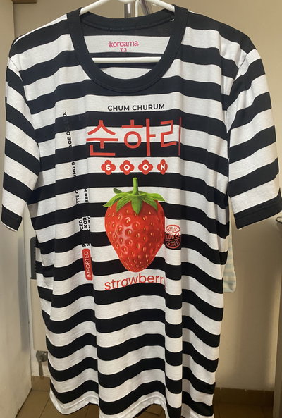 Remera Rayada Soju Frutilla 