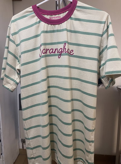 Remera Rayada Saranghae 