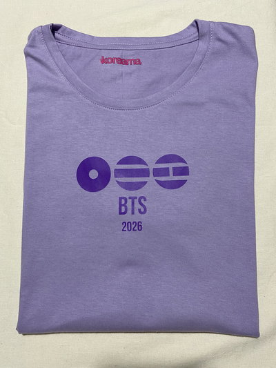 Remera BTS come back lila 