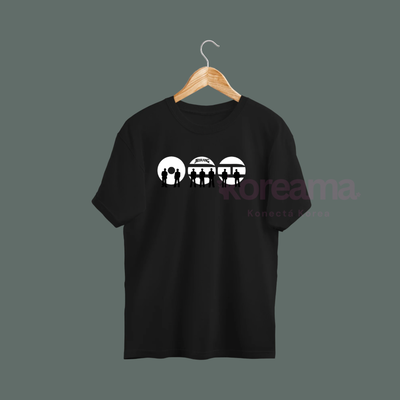 Remera logo Arirang negra