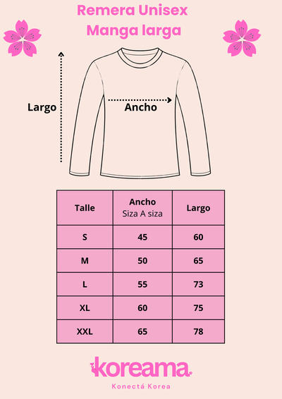 Remera Unisex  Manga larga