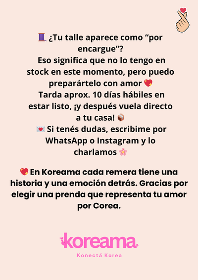 ESPECIFICACIONES DE LOS TALLES