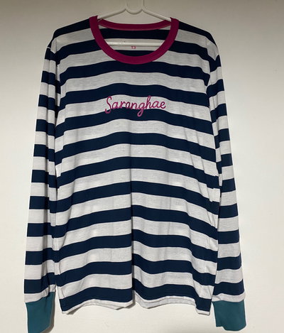 Remera Rayada Manga larga Saranghae