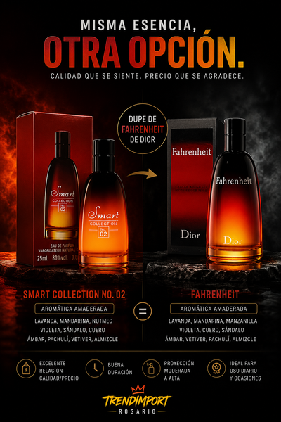 Smart Collection / Farenheit Nº 002 Eau de Parfum 25ml