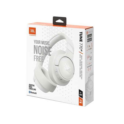 AURICULAR JBL BLUETOOTH T770 NOISE CANCELLING BLANCO