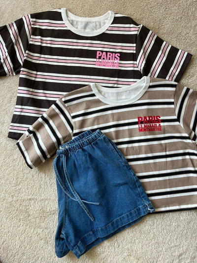 Remera Rayada Paris