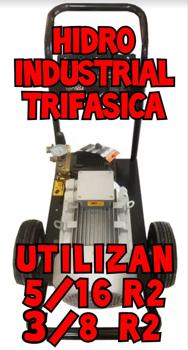 Manguera  doble refuerzo para Hidros IndustrialesTrifasicas. 