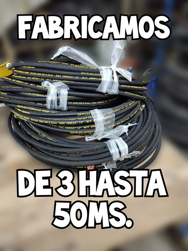 Mangueras reforzadas compatibles con  ANLU, BELARRA, TOTAL y otras marcas...