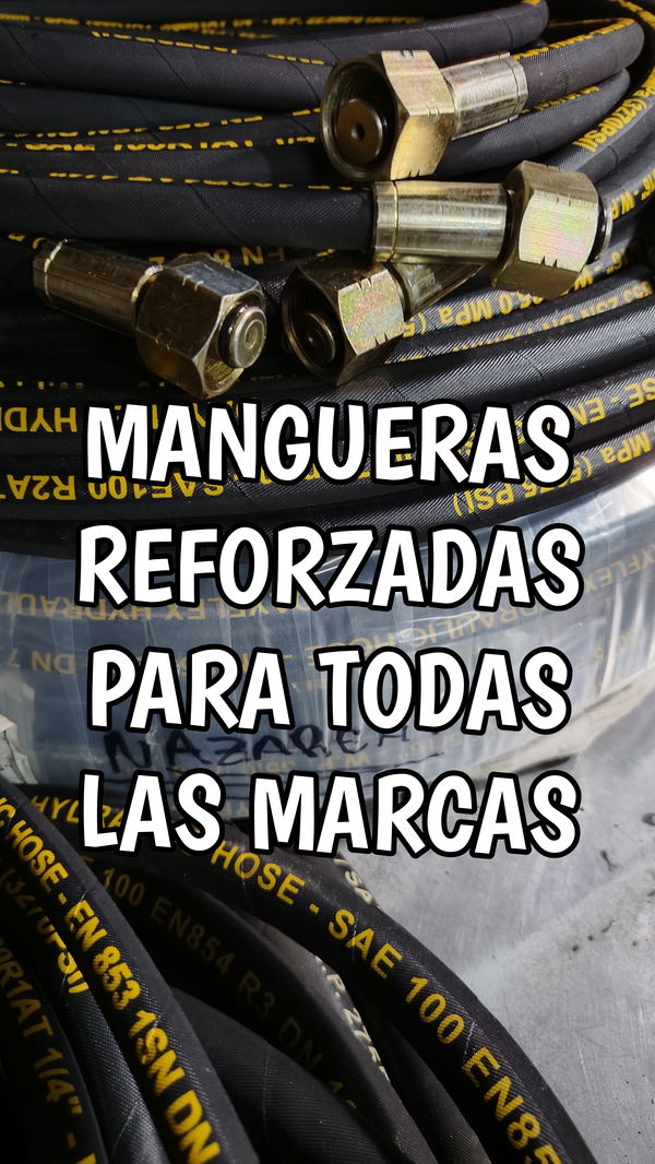 Mangueras reforzadas compatibles con Gamma/BlackDeker/Luqstoff