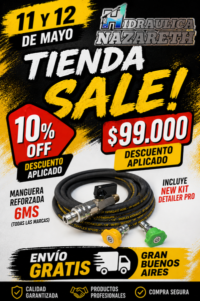Combo New Kit Detailer Pro con manguera 6ms.