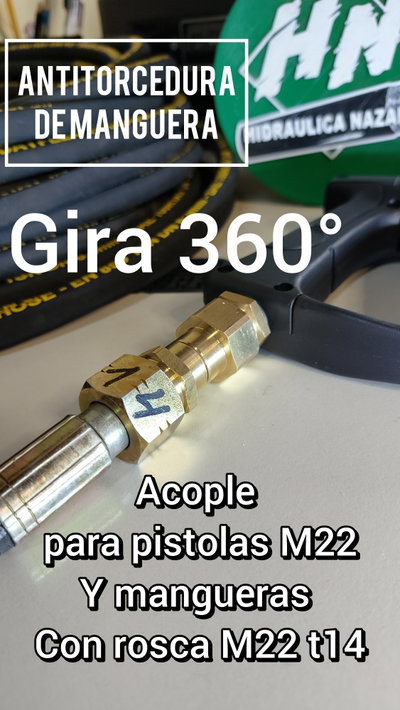 Conector giratorio 360° M22 xM22