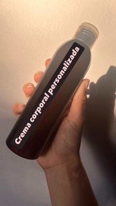 Crema corporal personalizada