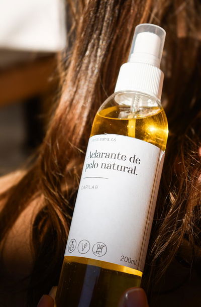 Aclarante de pelo natural