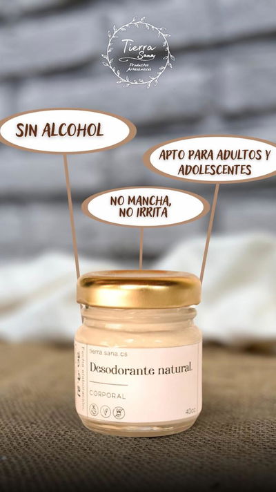Desodorante natural