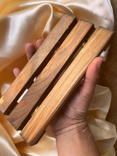 Jabonera de madera