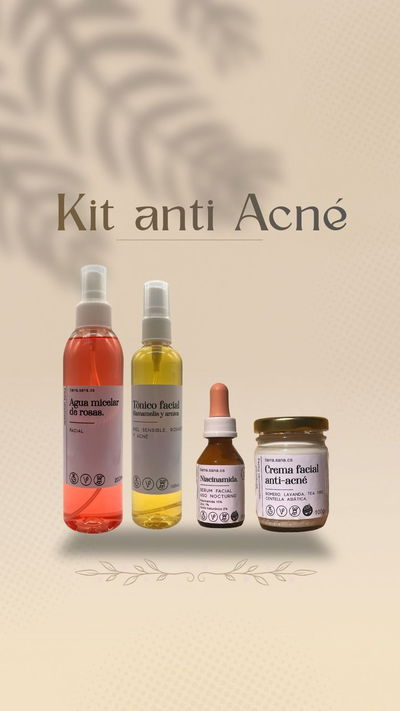 kit facial anti acné 