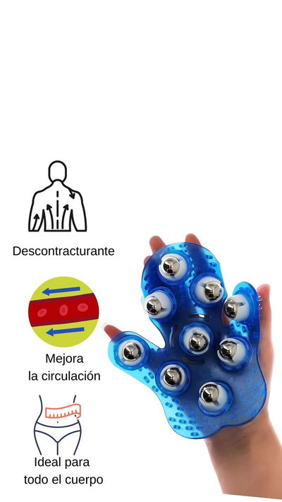 guante masajeador