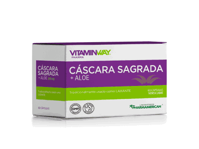 Cáscara Sagrada + Aloe x60