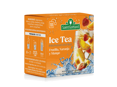 Ice Tea Frutilla, Naranja y Mango x10