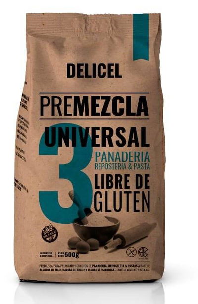 Premezcla Universal (Panadería, Repostería & Pastas) X 500 Gr 
