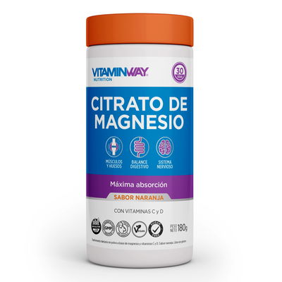 Citrato de magnesio naranja x180g 