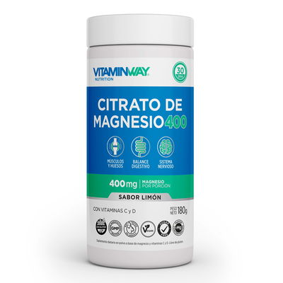 Citrato de magnesio 400 x180g 