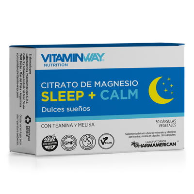 Citrato de magnesio sleep + calm x30