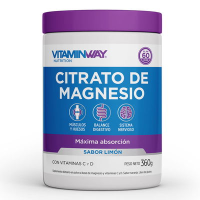Citrato de magnesio limón x360g 