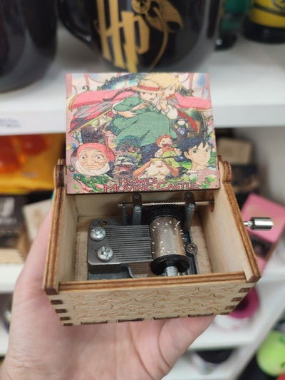 Cajita de música El Castillo Vagabundo Studio Ghibli