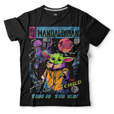 Remera Star Wars Mandalorian Grogu Baby Yoda
