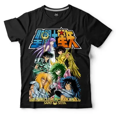 Remera Los caballeros del zodiaco