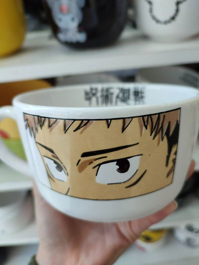 Tazón Jujutsu Kaisen Blanco