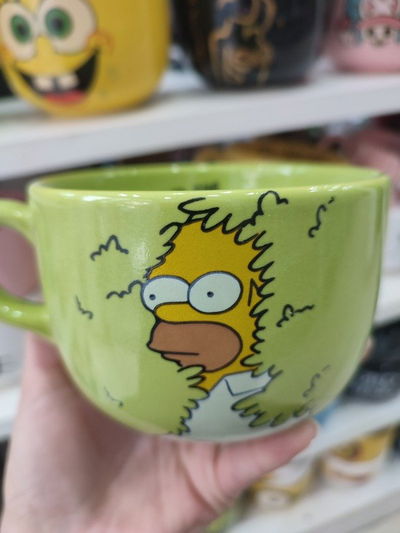 Tazón Los Simpson Homero Arbustos