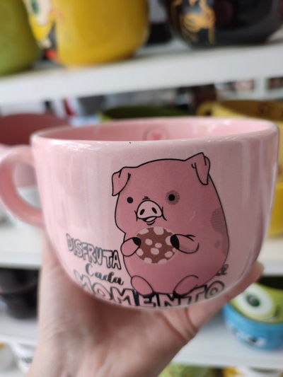 Tazón Gravity Falls Chanchito Pato Galleta