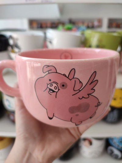 Tazón chanchito Pato Gravity Falls Alas