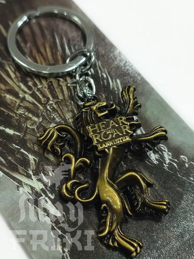 Llavero Juego de Tronos Lanister Game of Thrones dorado